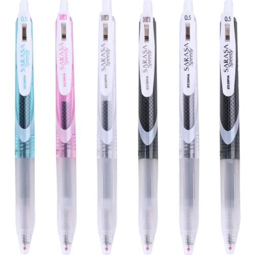 Zebra JJZ33 SARASA New Speedy Gel Pen 0.4 mm 0.5 mm Japan Fast Dry Ink
