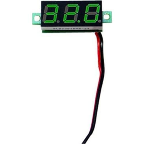 0.28 inch DC 32V Dual LED Digital Voltmeter Ammeter Voltage AMP Power Two-wire Digital Display DC Voltmeter Adjustable