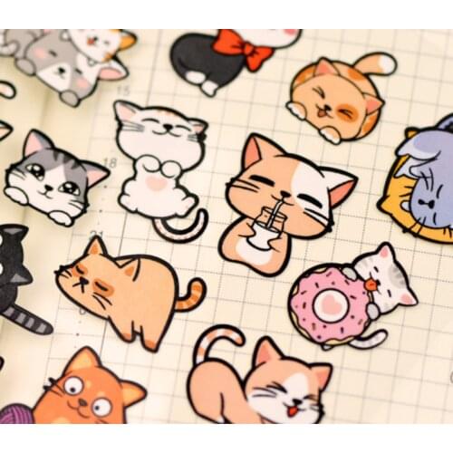 1 Sheet Lovely Animals Sticker Panda Dog Cat Alpaca Stationery Keyboard Computer Decoration Sticker