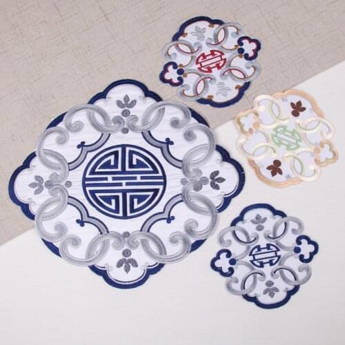 1Pc Chinese Style Patches Iron on Applique for Jacket Jeans Backpack Stickers Girls Sewing Supplies Cloth Decoration