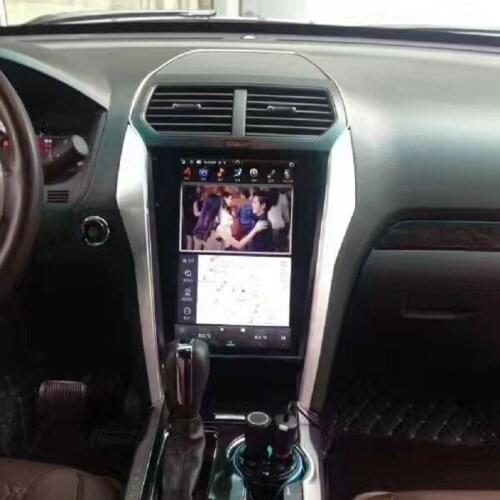 12.1Inch Vertical Tesla Screen Android Navigation Radio Player For Ford Explorer 2013- / 2016