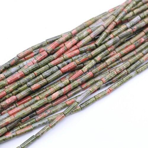 4*13MM gemstone round tube strand for jewelry design handmade material free shipping