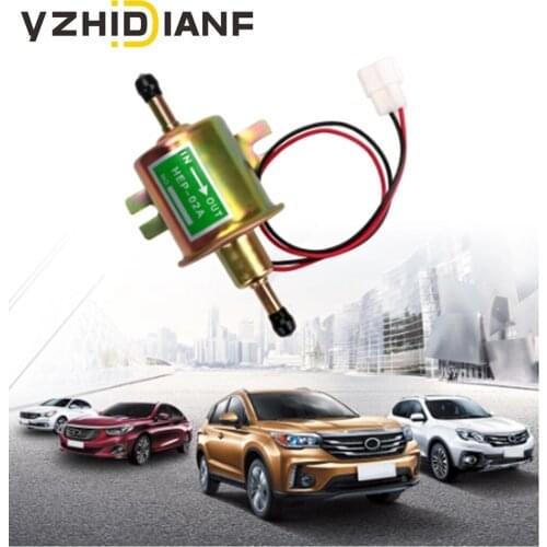 4pc High Quality Low Pressure Universal Diesel Petrol Gasoline Electric Fuel Pump HEP-02A 12V For Car Motorcycle
