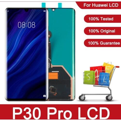 6.47" Super Amoled For Huawei P30 Pro LCD Display Touch Screen Digitizer For Huawei VOG-L29 VOG-L09 VOG-L04 LCD Replacement Part