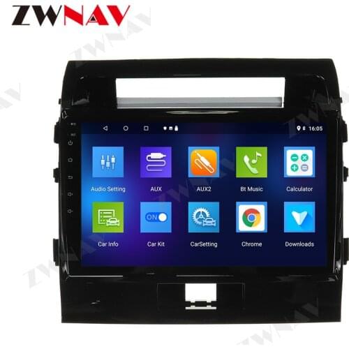 Android 10 Car radio Player GPS Navigation For Toyota Land Cruiser 11 200 2007-2015 Auto Stereo Multimedia Player Head Unit