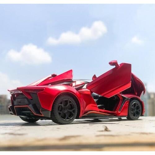 Simulation Sports Car Alloy Car Model Childrens Sound And Light Toy Sports Car Four Door Racing Childrens Toys Gift