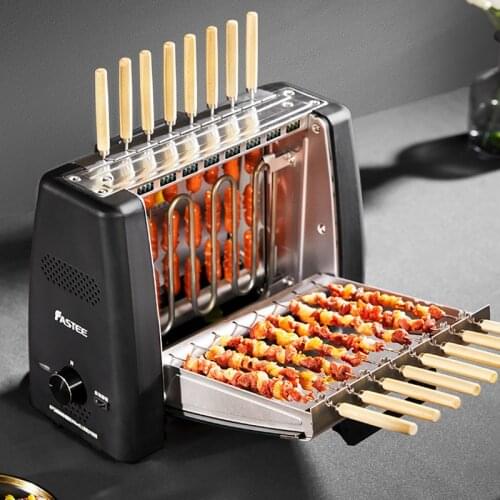 JRM0332 Fastee Electric Barbecue Machine Household Smokeless Automatic Barbecue Machine Rotating Skewers BBQ Grill Commercial