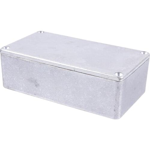 Hot Sale 125B 1590LB Style Aluminum Case Stomp Box Case Metal Stomp Box Guitar Effects Pedal Enclosure Guitar Effects Pedal