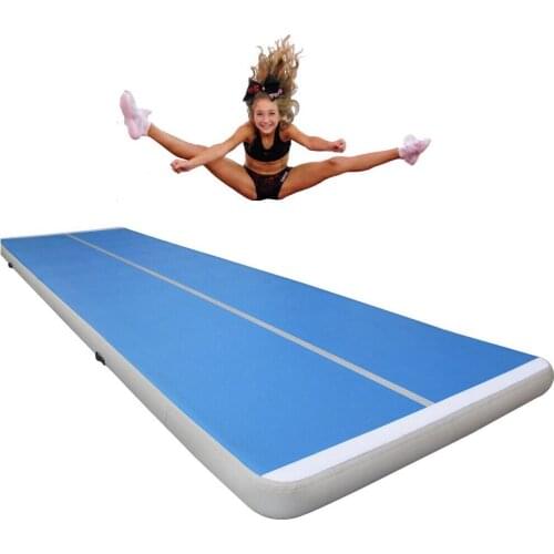 Inflatable Air Track 8*2*0.2m Inflatable Gym Mat Inflatable Gymnastics Air Track Tumbling Air Track Trampoline Electric Air Pump