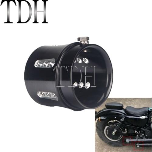 1.75'' Universal Motorcycle Straight Cut Exhaust Muffler Tail End For Racing Street Bike Scooter 2.5'' Exhaust Silencer Pipe Tip