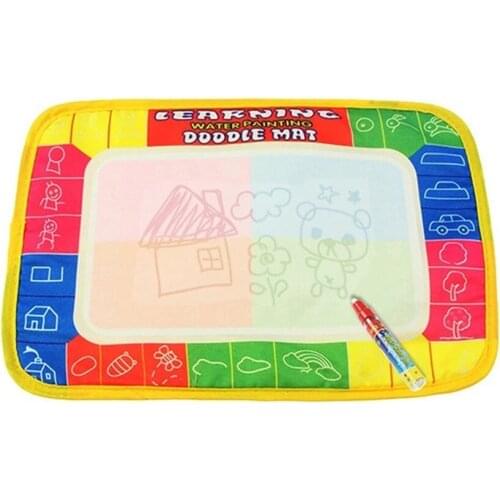 OCDAY Baby Kids Water Drawing Board with Magic Pen Doodle Painting Picture Water Drawing Play Mat Drawing Toys for Children Gift