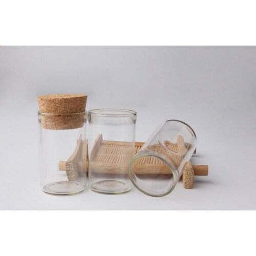 Wholesale 1000pc/lot 10ml Glass Tube With Cork 10cc Tube Glass Bottle,Cork Stoppered Vials for beads Display
