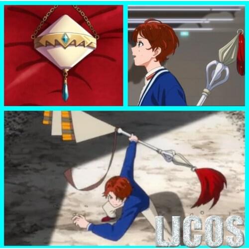 Anime WONDER EGG PRIORITY Momoe Sawaki Cosplay Necklace Costume Accessories Ornament Props