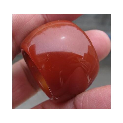 Selling> antique natural red new hand carved man ring sz12.5 vintage gem ring>jewerly free shipping