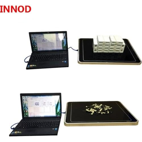 Full sdk software 50cm-1m middle range fixed desktop rfid tag programmer 860-960MHz for library book inventory laundry manage