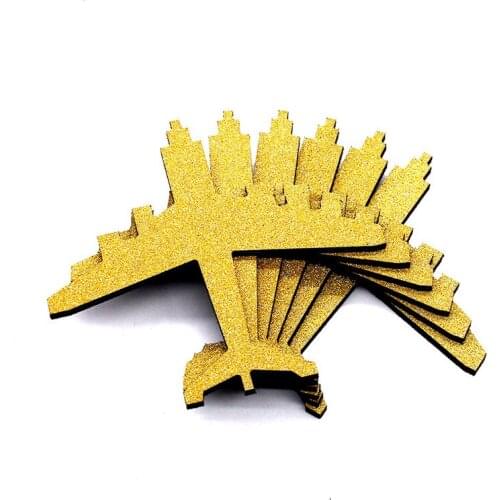 INS Nordic style 5mm ECO-friendly foaming PVC Airplane creative DIY 3d wall sticker kid room wall decoration Home craft oranment