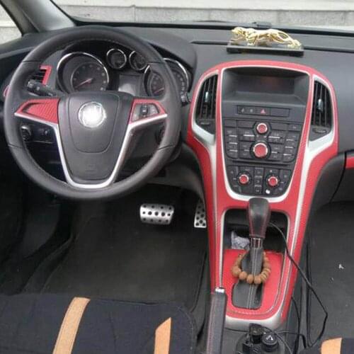 For Buick Excelle GT GX 2010-2014 Car-Styling Carbon Fiber Car Interior Center Console Color Change Molding Sticker Decals