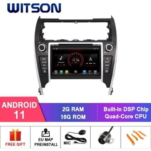 WITSON ANDROID 11 CAR MULTIMEDIA PLAYER FOR TOYOTA CAMRY 2012 US VERSION AUTO STEREO CAR RADIO NAVIGATION GPS built in carplay
