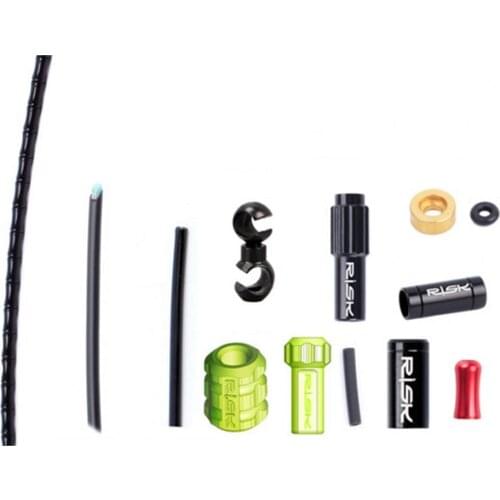 1 set of bamboo-shaped anti-fouling plastic brake connecting line pipe for bicycle cable тормоза для велосипеда Bicycle Cables