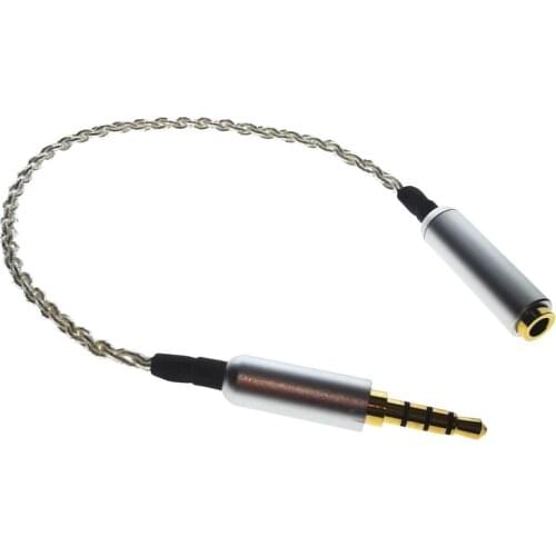 1PCS 3.5mm Jack AUX Audio Male to Female Extension Cable with Microphone Stereo 3.5 Audio Adapter Compatible for PC Headphones