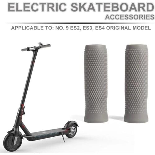 2pcs Handlebar Grips Hand Grip for Ninebot Es1 Es2 Es3 Es4 Electric Scooter Skateboard Hand Handle Silicone Cover Scooter Parts