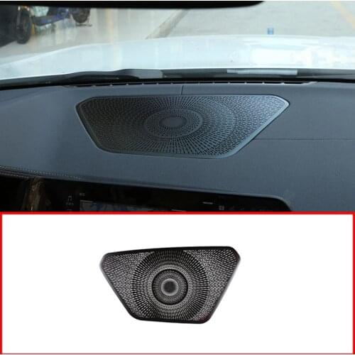 Aluminum Alloy Car styling Audio Speaker Dashboard Loudspeaker Cover Sticker Trim For BMW 3 Series G20 G28 2019 2020 Accessories