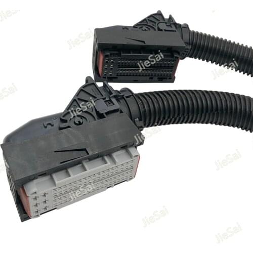76 Pin Automotive ECU Connector Computer Board Circuit Board Plug And Socket With Wiring Harness For J6 Auman Delong Weichai