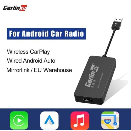 Carlinkit Wireless Apple CarPlay Android Auto Carplay Smart Link USB Dongle for Android Navigation Player Mirrorlink IOS 14
