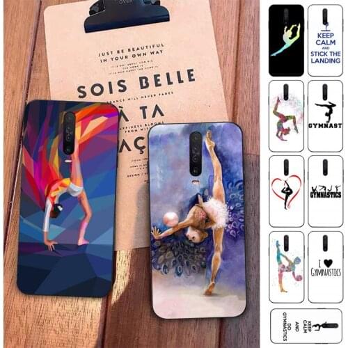 Yinuoda Love Gymnastics Oil Painting Phone Case for Redmi 5 6 7 8 9 A 5plus K20 4X S2 GO 6 K30 pro