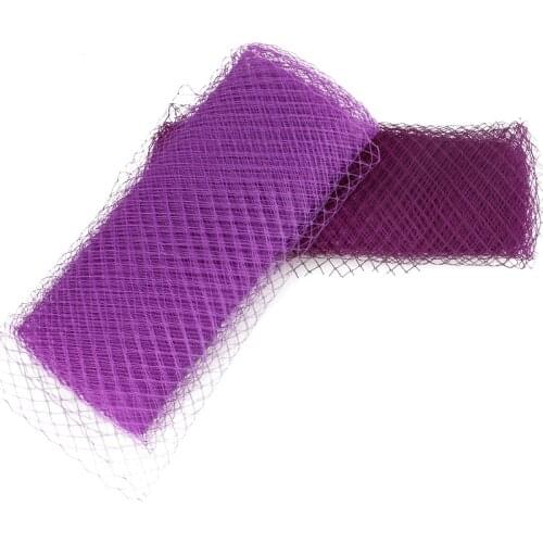 Ivory 18''(45CM) Birdcage Veiling Millinery Hat Veil DIY Hair Accessory Fascinator Veil Child Party Headwear Material 1Meter/Lot