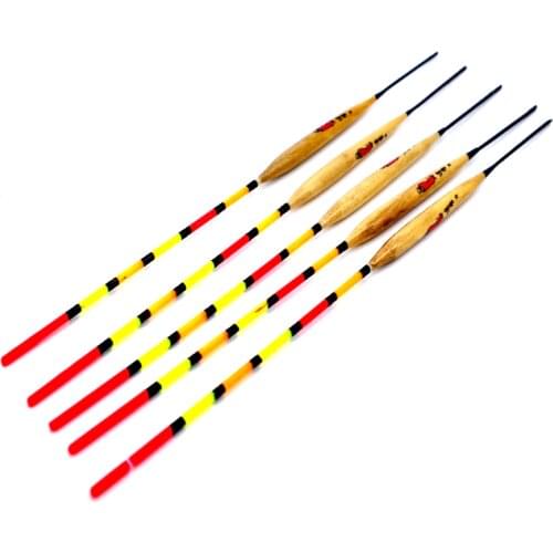 2017 Hot Sale Durable 25pcs/lots Wood Fishing Float Tackle Tools For Fishing Tackle Tank Flotteur Peche Accessories