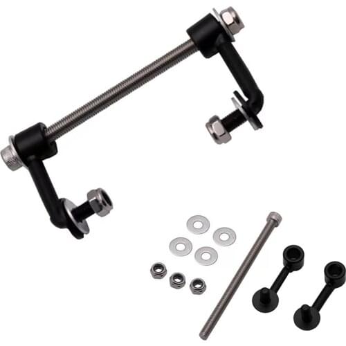 JEAZEA Black Motorcycle Billet 2" Gas Tank Lifts Kit For Harley Sportster Nightster Iron 48 72 1986-2014 2015 2016 2017 2018