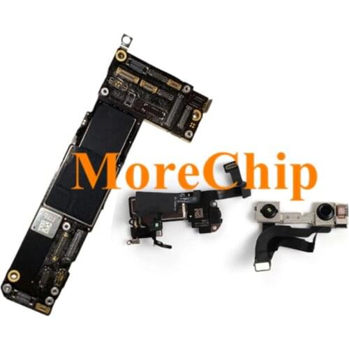 For iPhone 12Pro OK Board Free Unlocked Motherboard With Face Recognition ID Clean iCloud Main Board Full Completed Components