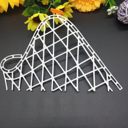 94*148mm roller coaster new Metal Cutting Dies for decoration card DIY Scrapbooking stencil Paper Craft Album template Dies