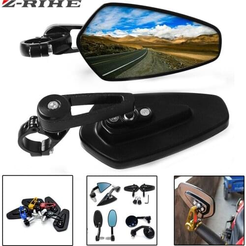Motorcycle CNC Aluminum alloy Modified rearview mirror Side mirrorr Motorcycle mirror For HONDA KAWASAKI YAMAHA DUCATI Benali