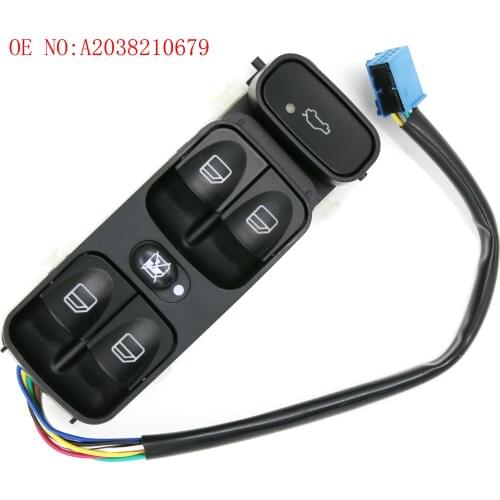 NEW A2038200110 A2098203410 NEW Power Control Window Switch Button For MERCEDES C CLASS W203 C180 C200 C220 2038210679 A20382106