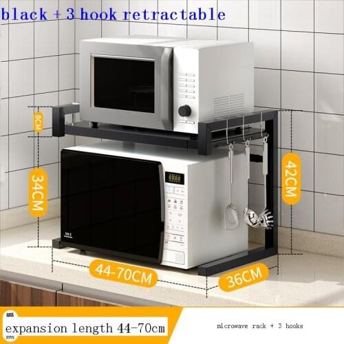 Scolapiatti Keuken Organizer Stainless Steel Adjustable Microwave Shelf Organizador Cocina Cuisine Kitchen Storage Rack Holder