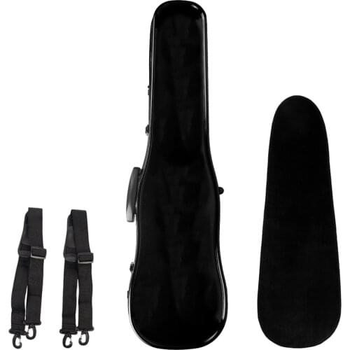 Slim Violin Hard Case 4/4 Full Size Luxury Fiberglass with Hygrometer Violin Case Backpack Style Blue