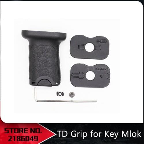 Airsoft TD Grip Universal Toy Accessories Tactical Plastic Handgrip Grip fit Keymod M-lok Rail System