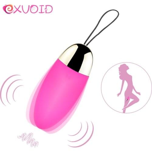 EXVOID Egg Vibrator Sex Toys for Women USB Charging G-Spot Massager Waterproof Silicone Vibrators for Woman Clitoris Stimulator