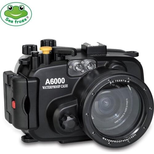 Waterproof Housing for Sony A6000 Camera Underwater 40m Impermeable Case Diving Photography Essential Protective Box 16-50 mm