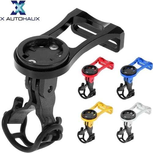 X Autohaux 1 Set Adjustable Bike Handlebar Stem GPS Cycling Computer Extended Mount Holder for Garmin Edge 520 800 820