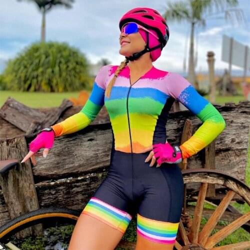 Womens Bike Riding Clothing Triathlon Cycling Jumpsuit Summer Bicycle Jersey Sets Skinsuit MTB Pro Team Uniform Ropa Ciclismo
