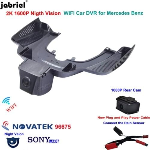 2K 1600P Plug And Play Wifi Car Dvr Dash Cam Cameras for Mercedes Benz GLE w166 GLS x166 GLE 350 400 450 500 43 53 63 2015-2018