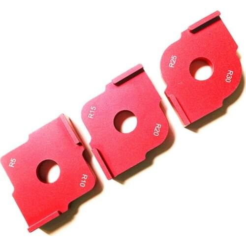 3Pcs/set Radius Quick-Jig Router Table Bit R5 R10 R15 R20 R25 R30 Corner Jig Templates Wood Routers Jig for Woodworking Tools