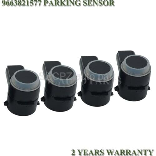 4pcs PDC Parking Sensor For Peugeot 307 308 407 Rcz Partner Citroen C4 C5 C6 OEM For 9663821577XT 9663821577 6590.A5
