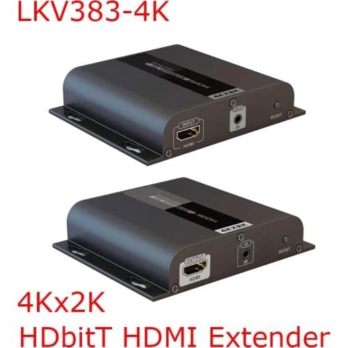 LKV383-4K HD HDMI extender audio, video, audio and video network transmission support IR return