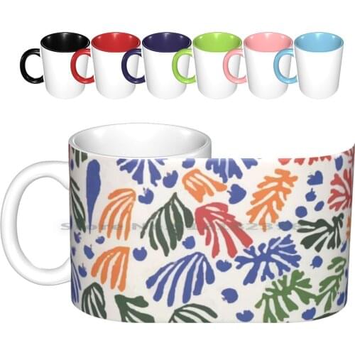 Henri Matisse | The Parakeet And The Mermaid Ceramic Mugs Coffee Cups Milk Tea Mug Henri Matisse Henri Matisse Parakeet Mermaid