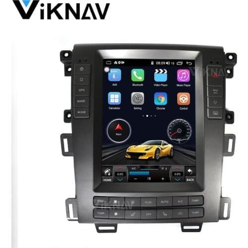 Car gps navigation multimedia player for ford edge 2012 2013 2014 android radio head unit car audio tape recorder hd screen