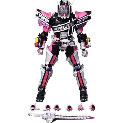 Bandai 17 Cm Kamen Rider Kamen Rider Zi-O 2009 Rode Beweegbare Model Japanse Anime Karakter Speelgoed Kind Verjaardagscadeau
